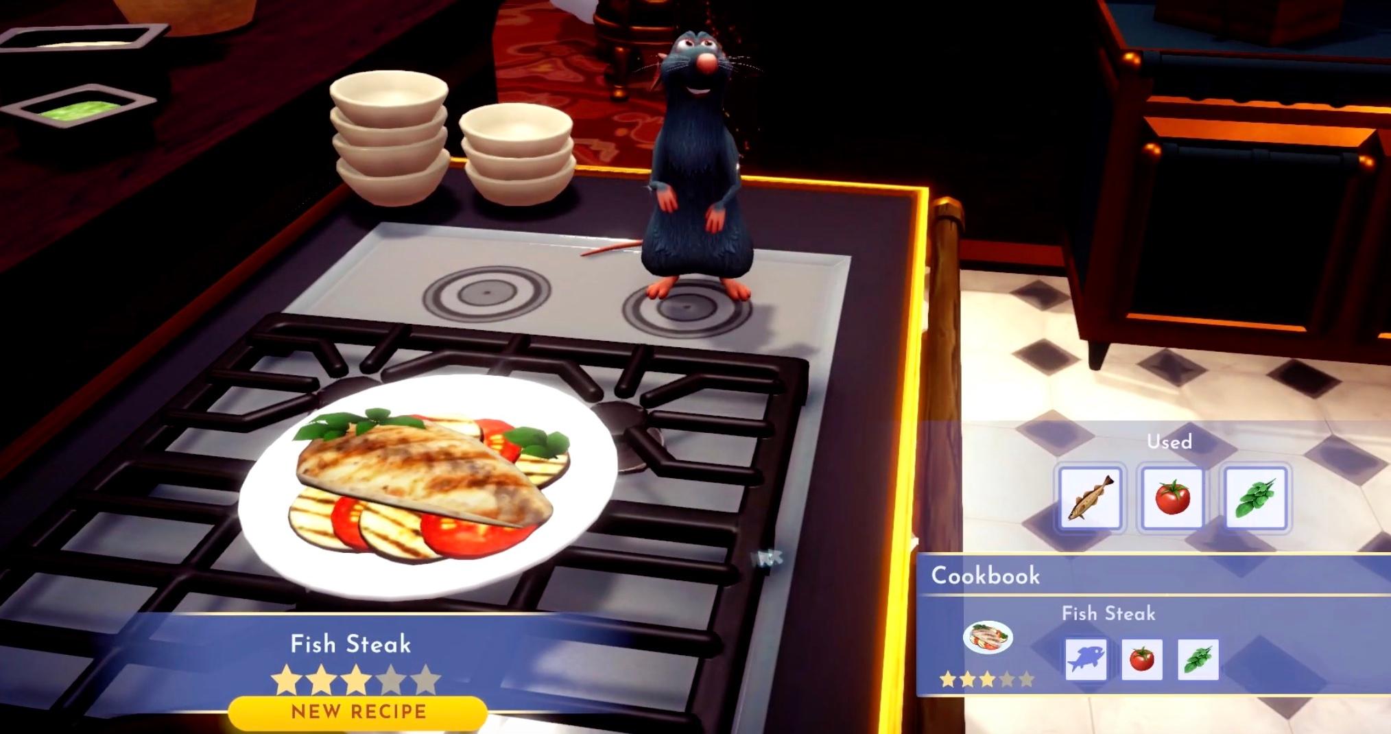 Fish steak in 'Disney Dreamlight Valley'