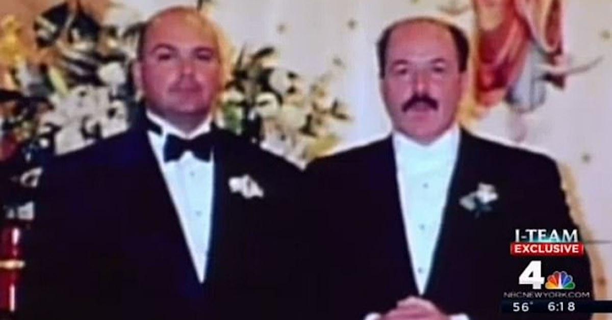 Bernard Kerik and Larry Ray at Kerik's wedding