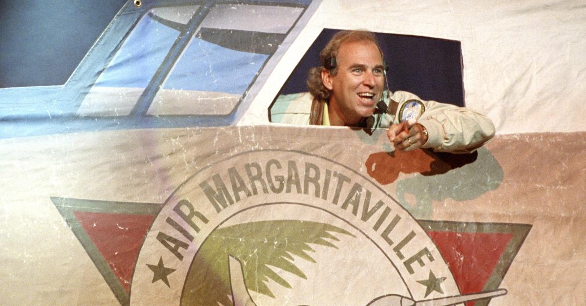 Jimmy Buffett performs at Shoreline Amphitheater on June 15, 1991, in Mountain View Calif.