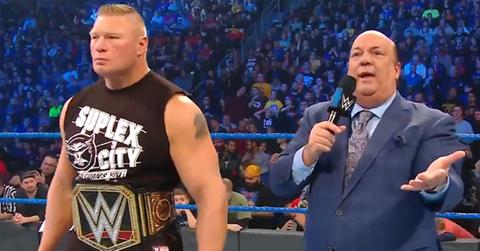 brock lesnar quits smackdown