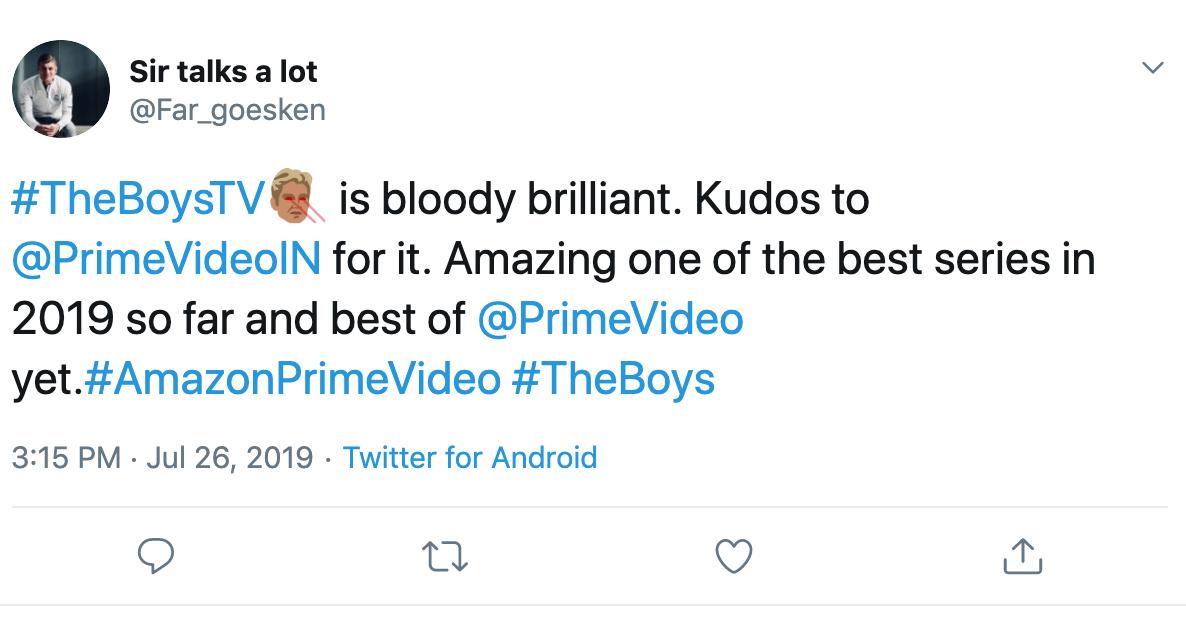 the boys review twitter