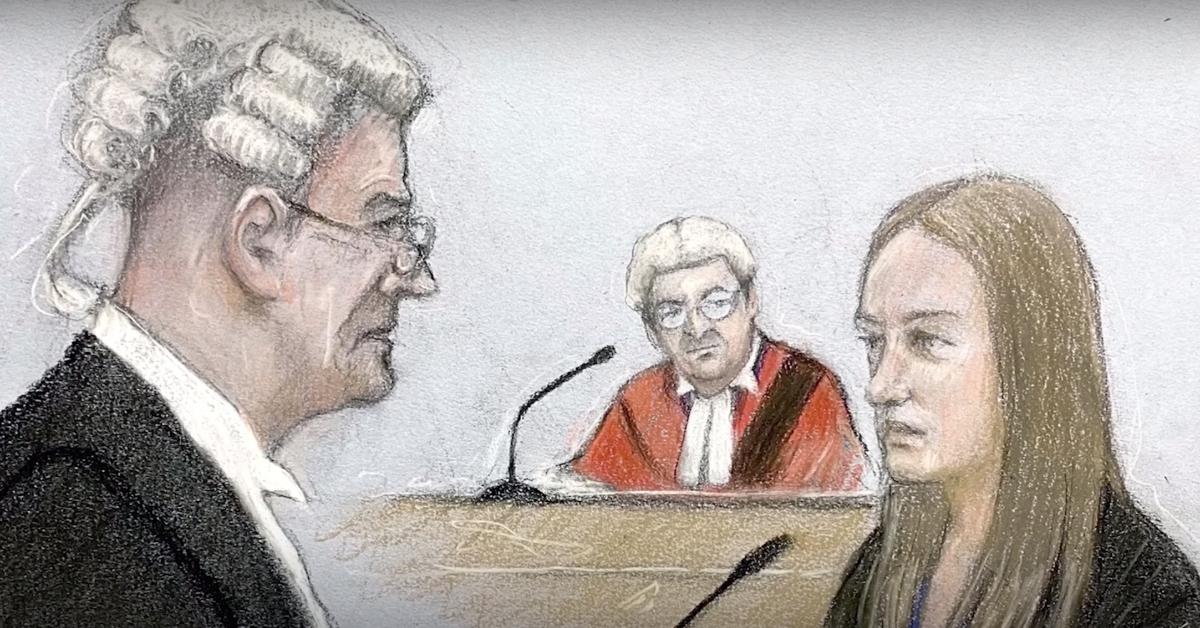 Lucy Letby courtroom sketch