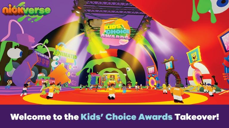 The Nickelodeon Kids' Choice Awards now has its own Roblox game