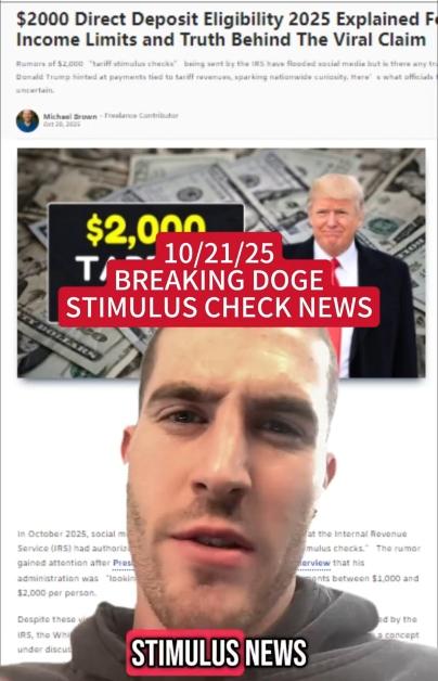 TikToker discusses fake rumor about $2000 direct deposits 