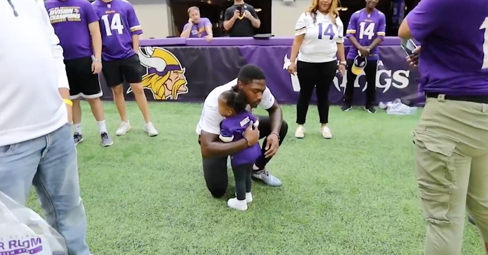 Stefon diggs and daughter