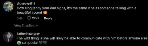 Deaf Grandpa Interacts With Baby Granddaughter via Sign Language