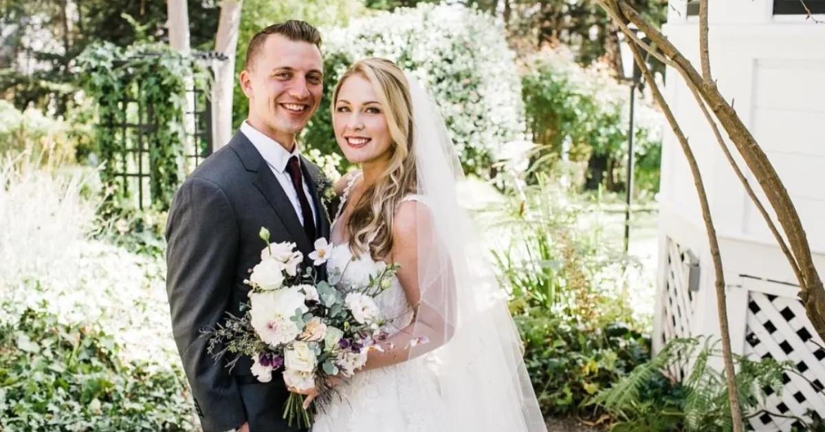 Aaron Quinn and Denise Huskins on their wedding day.