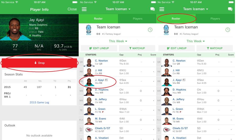 What Happens When You Drop a Player in Fantasy Football?