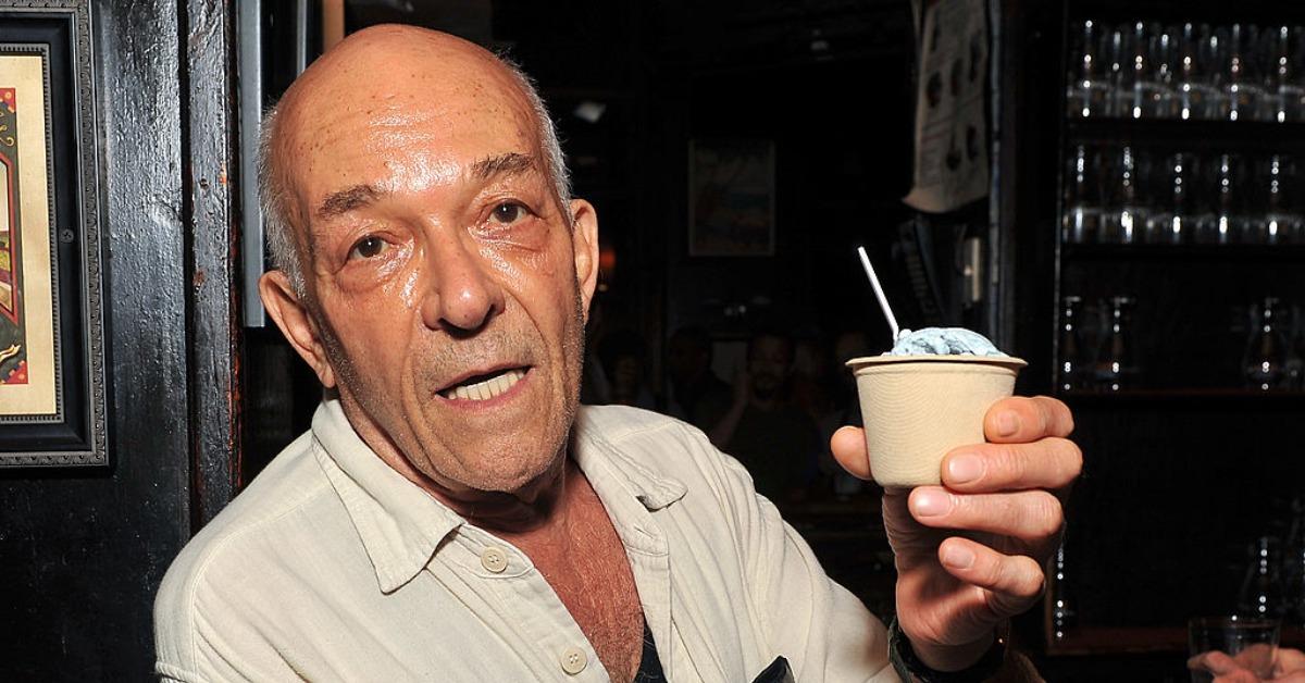 Actor Mark Margolis eats Ample Hills Creamery ice cream during the Glass Eye Pix Beneath Premiere Event - After Party at Oliver's City Tavern on July 15, 2013 in New York City.