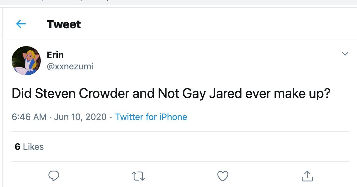 what happened to not gay jared