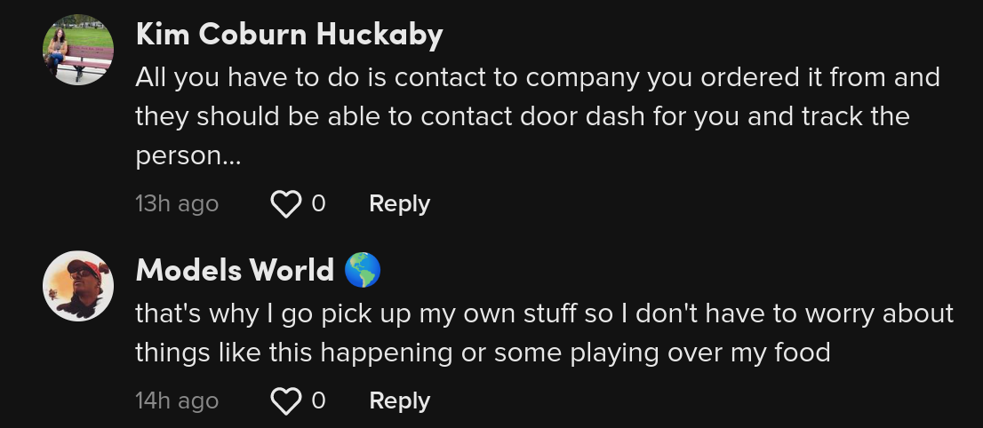 Doordasher fură mâncarea tiktok