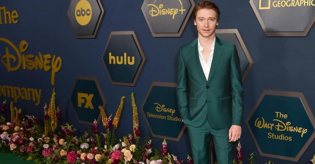 Calum Worthy at a Disney event.