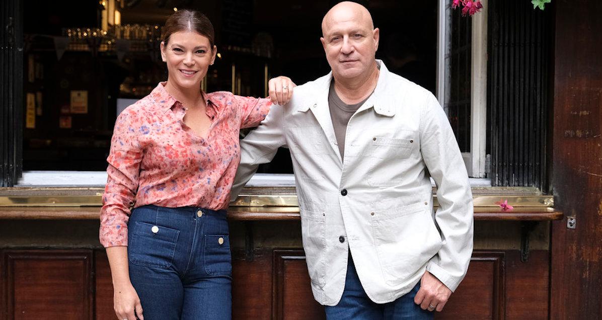 Gail Simmons and Tom Colicchio