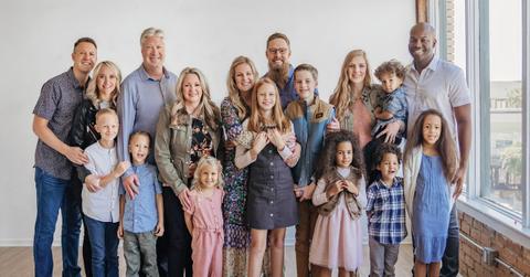 Pastor Robert Morris with his wife, kids and grandkids