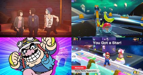 'Life is Strange,' 'Super Monkey Ball Banana Mania,' 'WarioWare,' 'Mario Party Superstars'