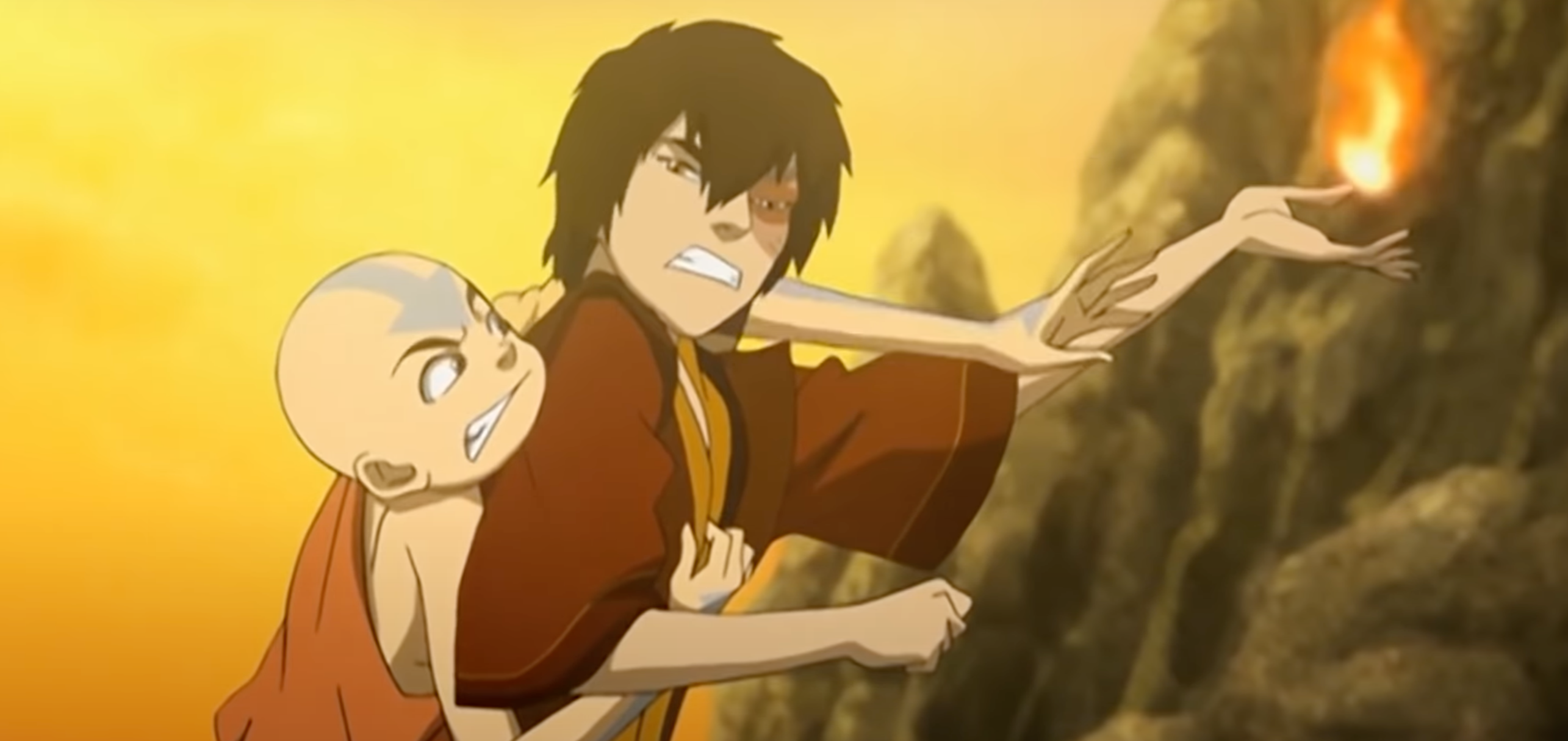 Aang and Zuko from 'Avatar: The Last Airbender