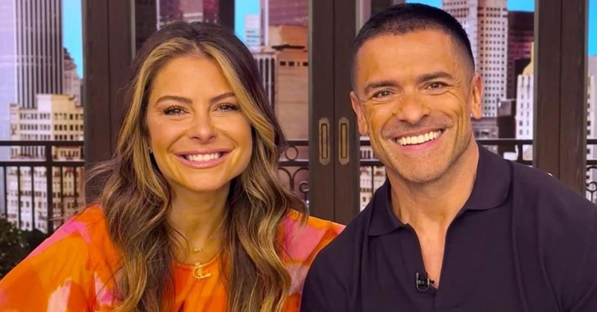 Maria Menounos filling in for Kelly Ripa on Live With Kelly and Mark