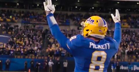 University of Pittsburgh quarterback, Kenny Pickett.