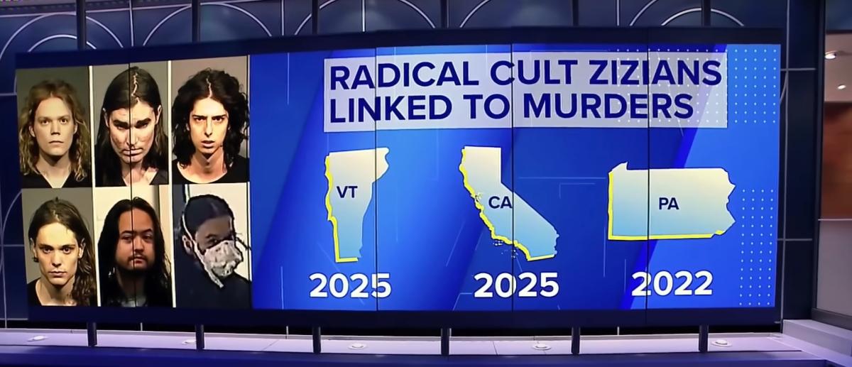 Graphic about the Zizian cult's link to several murders