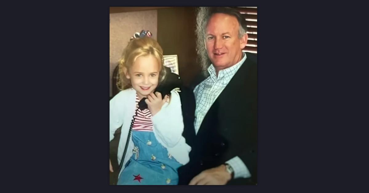 JonBenét Ramsey sits on John Ramsey's lap