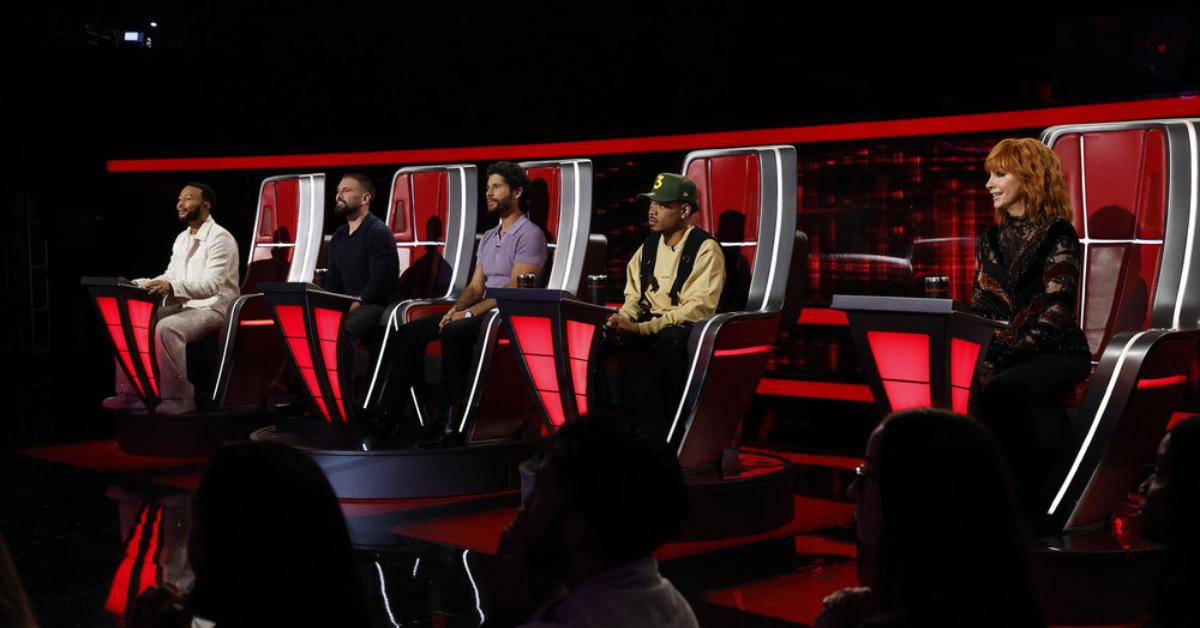 John Legend, Dan + Shay, Chance The Rapper, Reba McEntire during Season 25 of 'The Voice.'