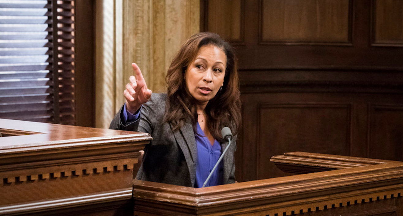 Tamara Tunie as attorney Monica Graham on 'Blue Bloods'.