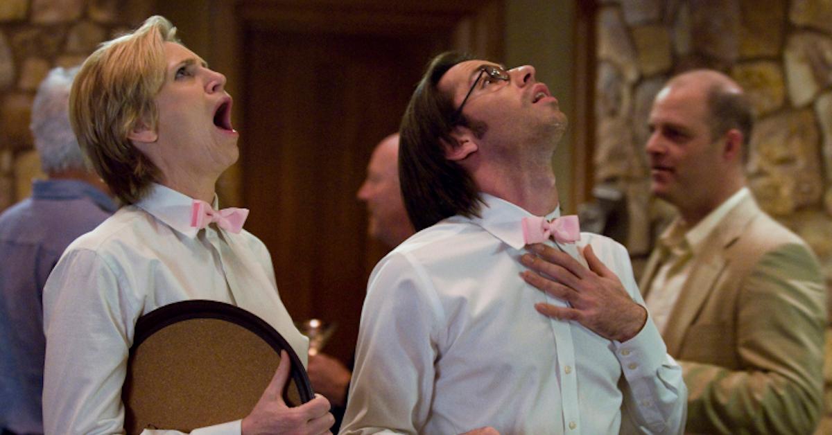 Jane Lynch and Martin Starr in the original 'Party Down'