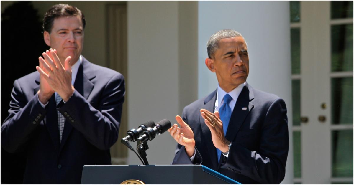 James Comey with President Obama