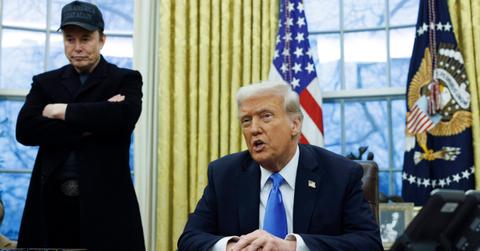 Trump and Elon in the Oval Office