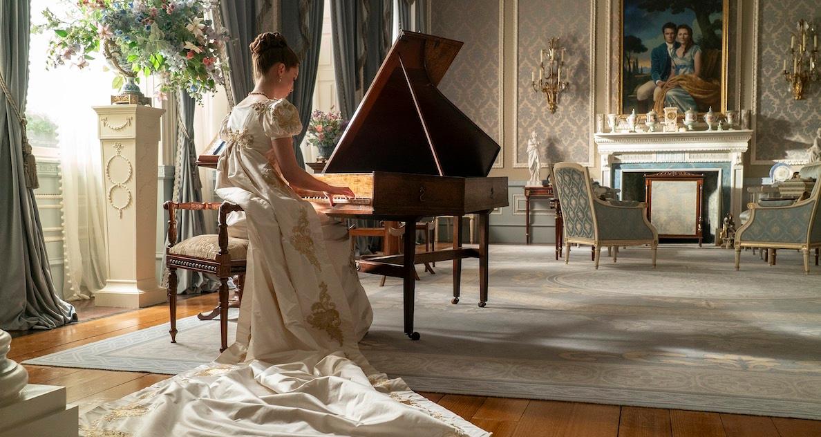 Francesca playing the piano