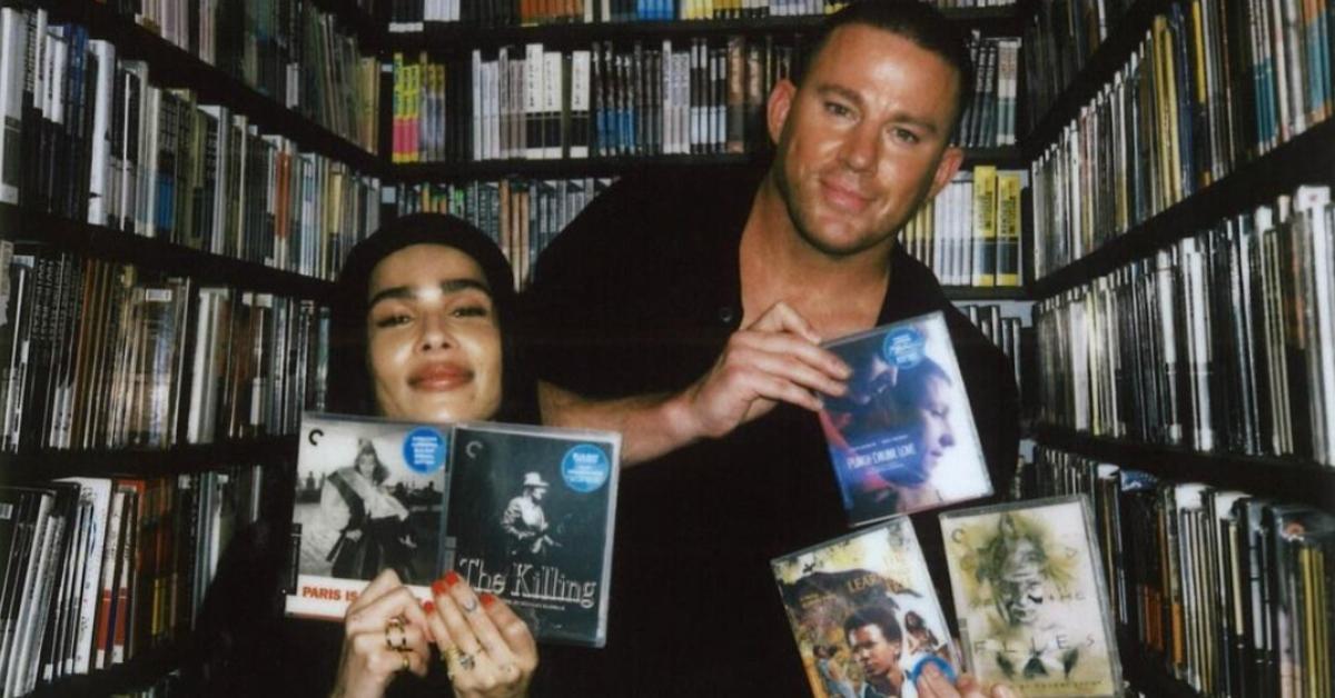 Zoë Kravitz and Channing Tatum shouting out Criterion Collection.