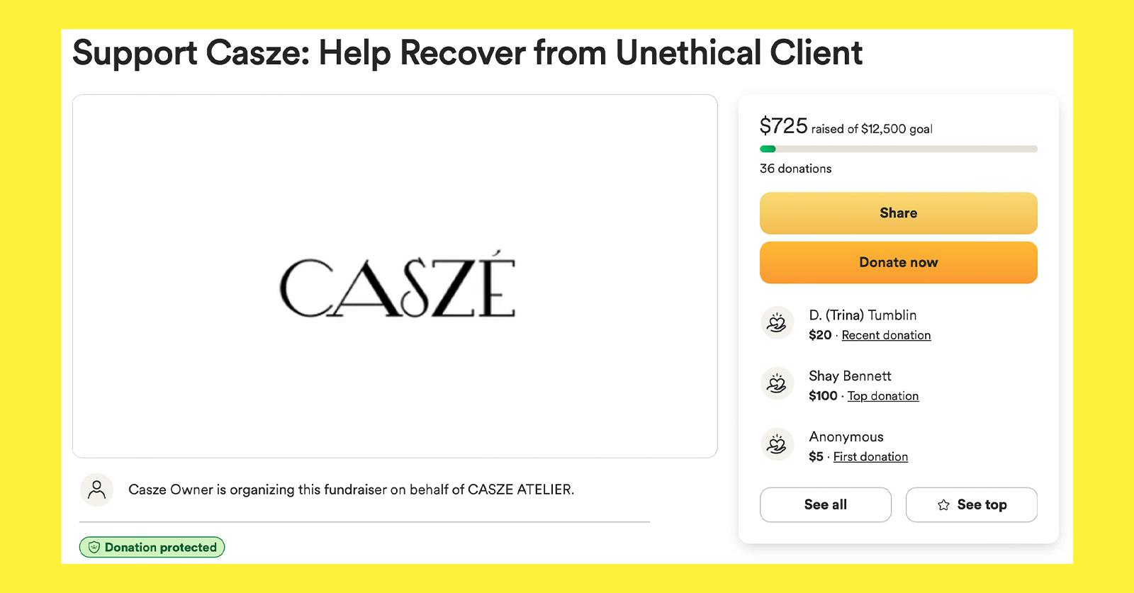 casze gofundme