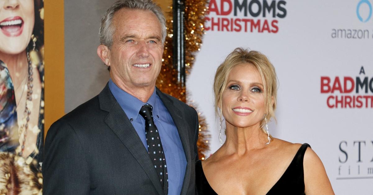 Robert F. Kennedy Jr. and Cheryl Hines at the Bad Moms Christmas premiere