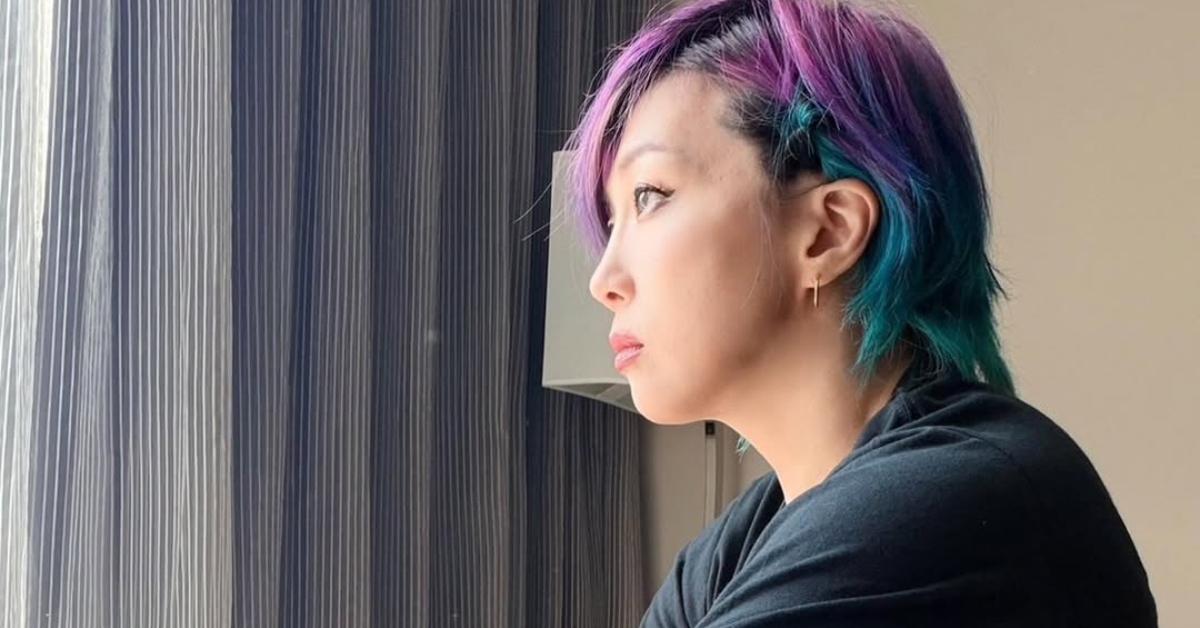Asuka stares out the window after Backlash.