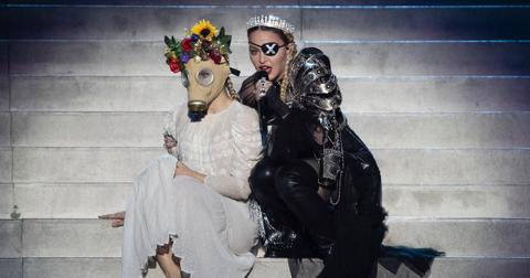 madonna masked figure