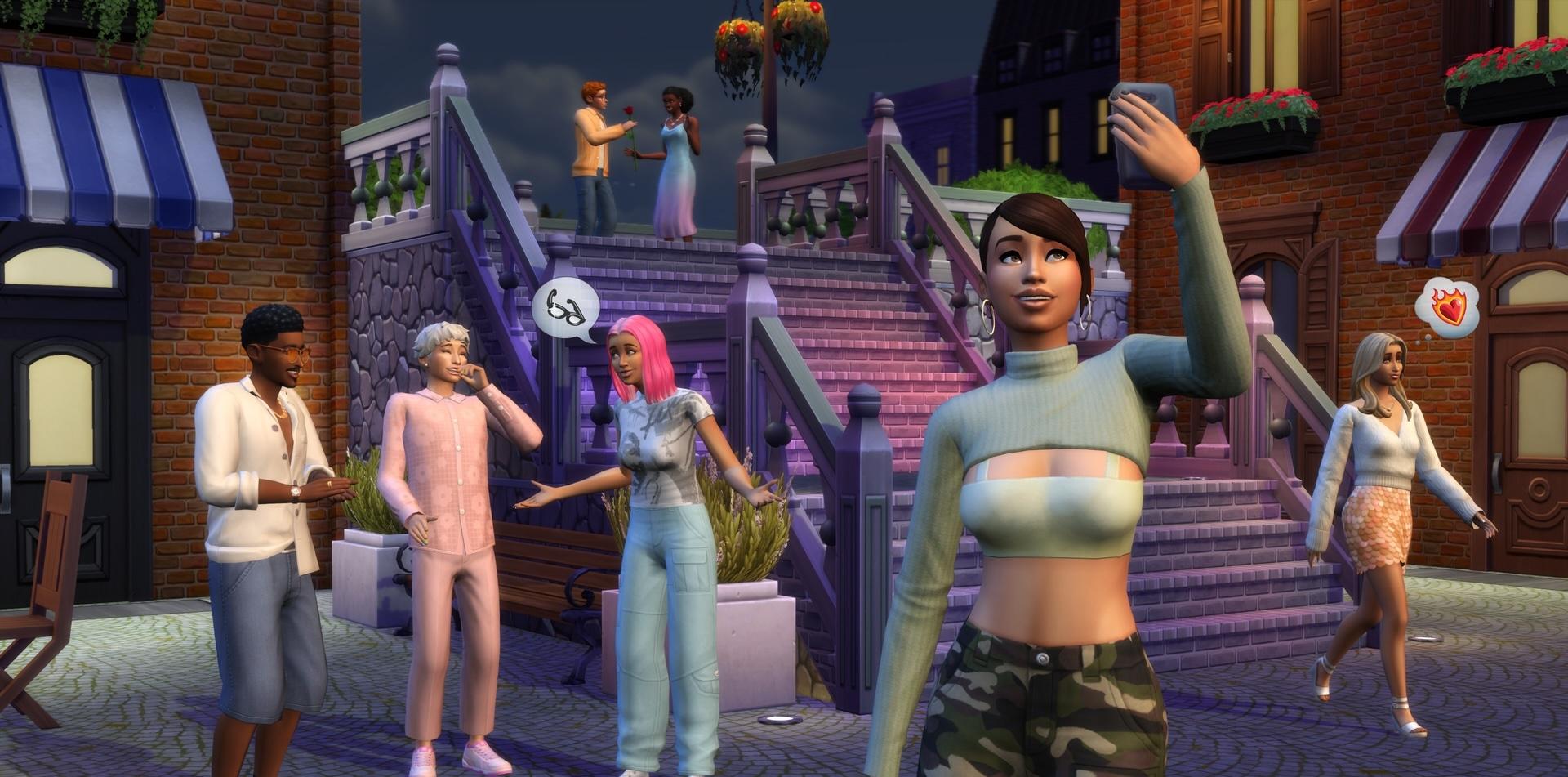 La vie nocturne des Sims 4