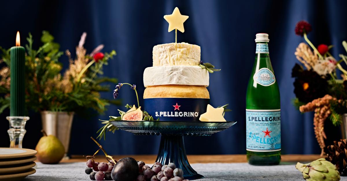 The "S.Pellegrino & Stanley Tucci's Holiday Cheese 'Cake'"