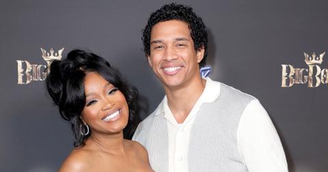 Keke Palmer and Darius Jackson attend Boss Featuring Keke Palmer terrace after party on May 10, 2023