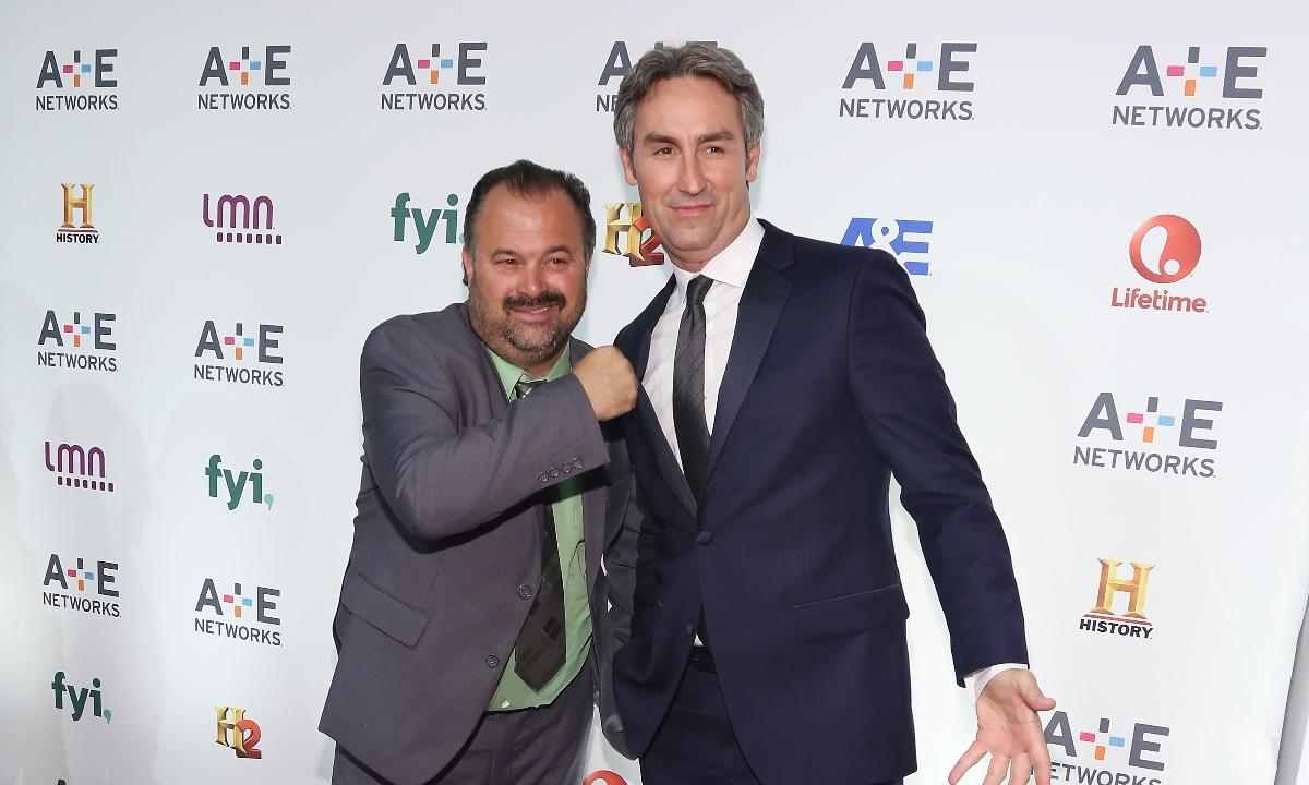 Mike and Frank from American Pickers at A&E Upfront in 2015