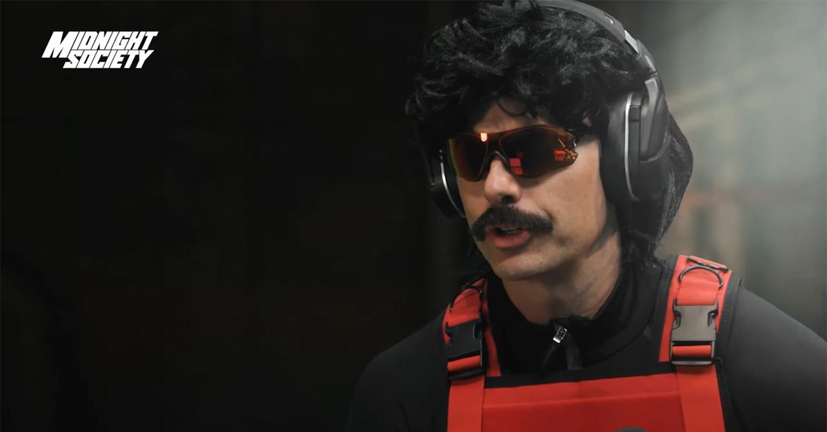 Dr Disrespect promoting 'Deadrop' 