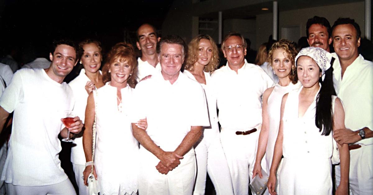 Diddy and some guests at his White Party in 1999.