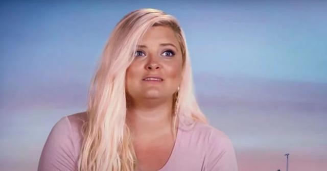 Aimee Hall in a confessional on 'Floribama Shore'.