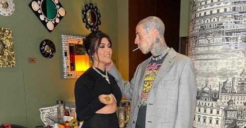 Kourtney Kardashian and Travis Barker