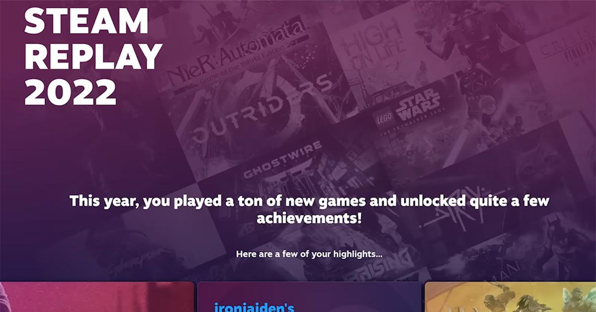 Here's a Quick Guide on How to See Your 2022 Steam Replay