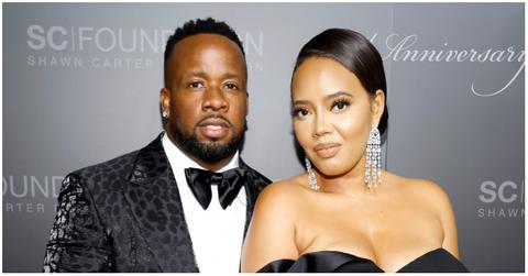 (l-r): Yo Gotti and Angela Simmons