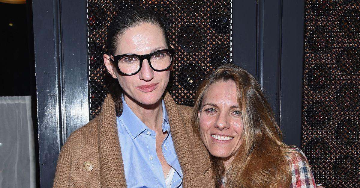 (l-r): Jenna Lyons and her former girlfriend, Courtney Crangi