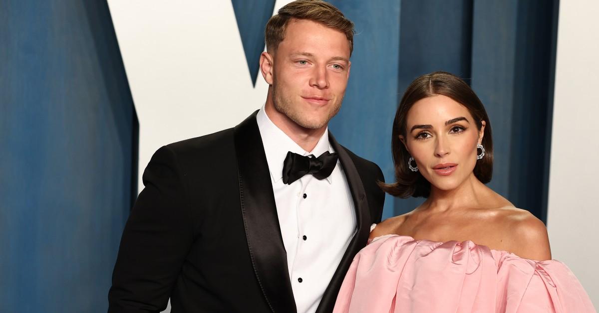 Christian McCaffrey and Olivia Culpo 