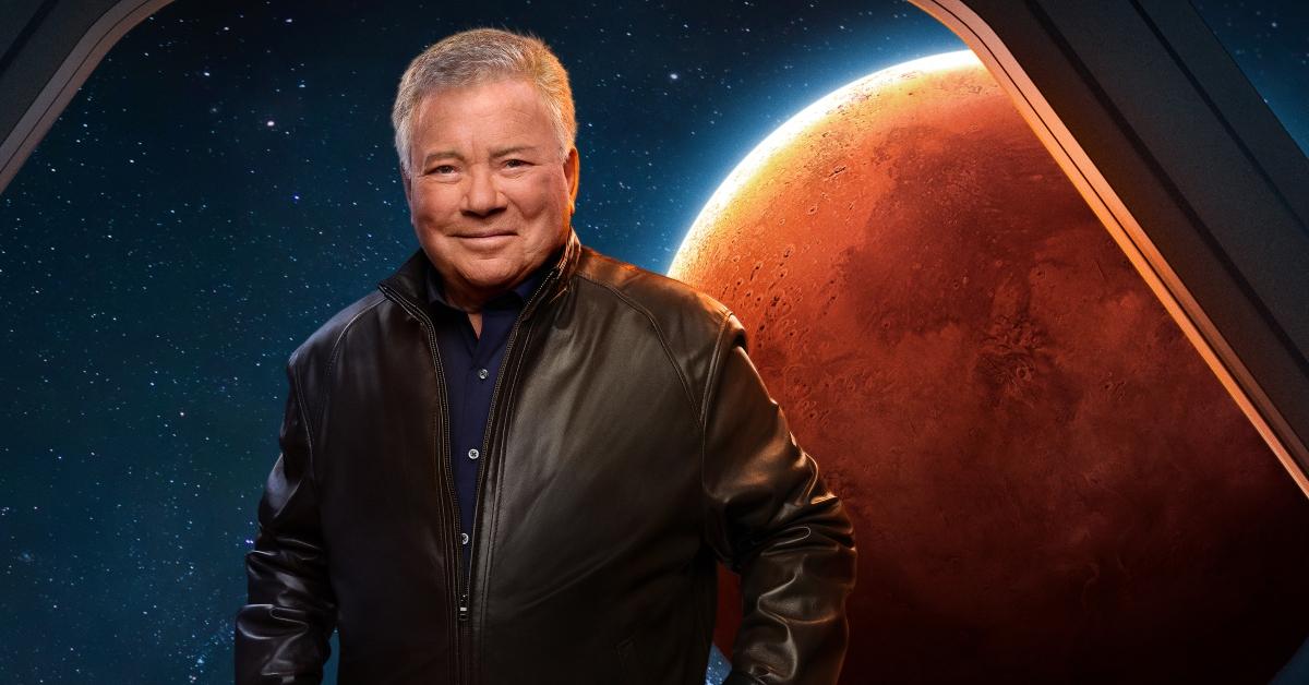 William Shatner's press photo for Stars on Mars