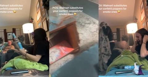 Walmart Customer Mistakes Smoke Popper for Confetti