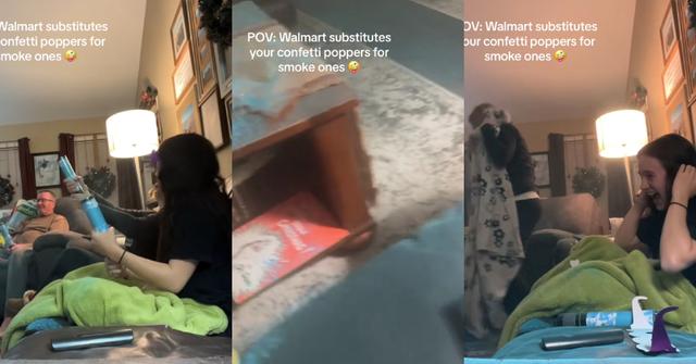 Walmart Customer Mistakes Smoke Popper for Confetti